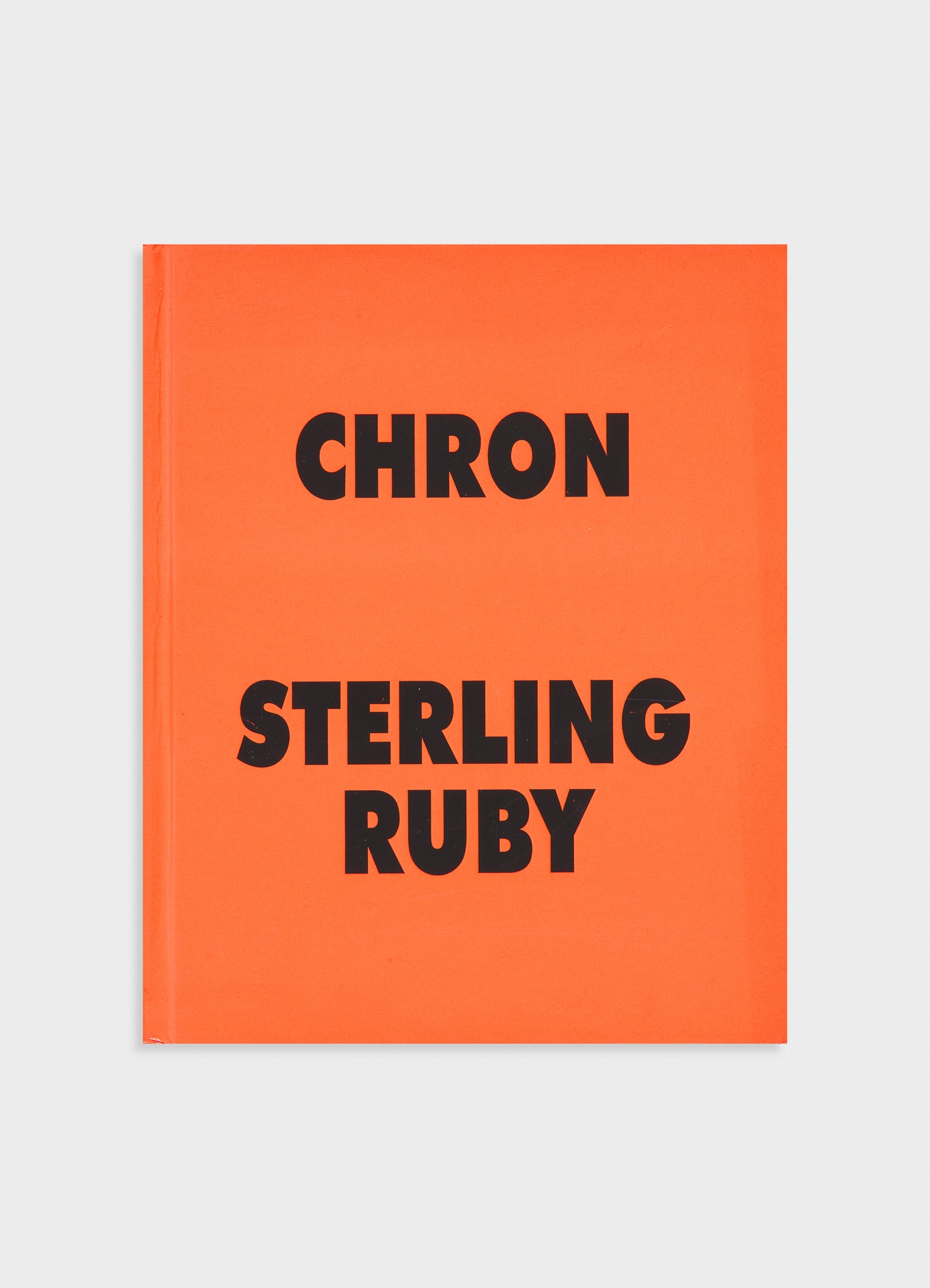 アート・デザイン・音楽 STERLING RUBY CHRON Chron: Sterling Ruby – Mast Books