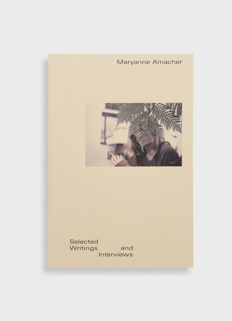 Maryanne Amacher: Selected Writings and Interviews - Mast Books