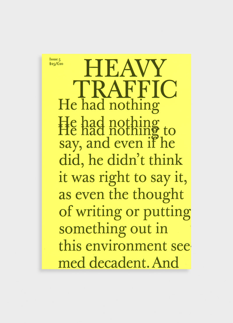 Heavy Traffic Issue #5