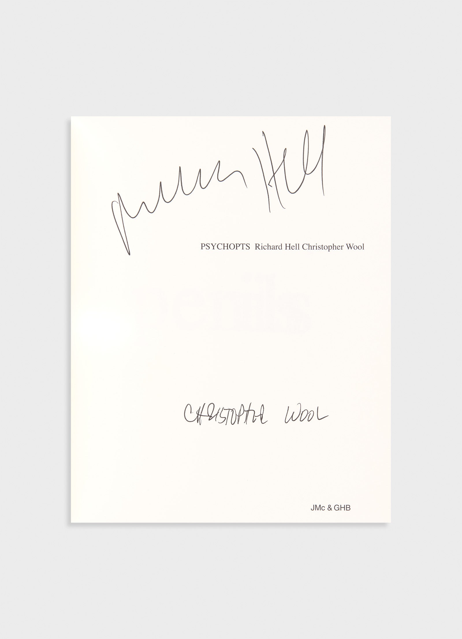 Psychopts (Signed) – Mast Books