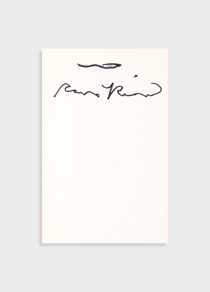 Rene Ricard 1979-1980 [Signed]