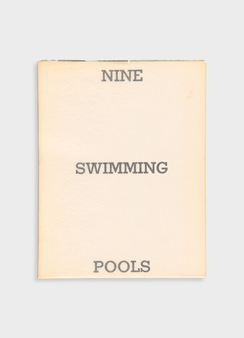 Nine Swimming Pools and a Broken Glass [First edition]