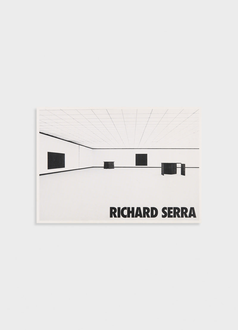 Donald Judd / Richard Serra [Exhibition Poster]