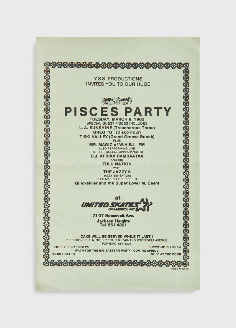 Pisces Party Flyer