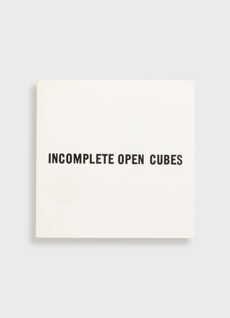Incomplete Open Cubes - Mast Books