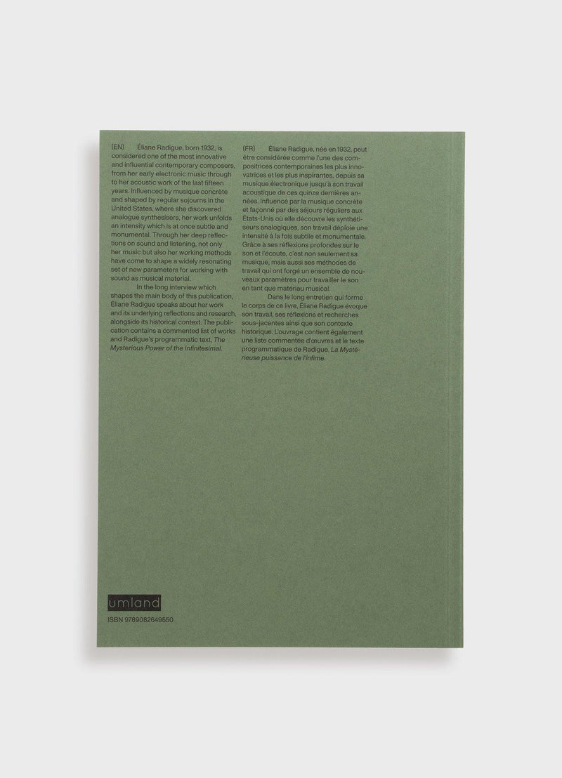 Éliane Radigue: Intermediary Spaces - Mast Books